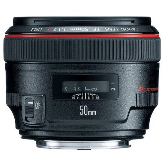 Obiectiv foto Canon EF 50mm f/1.2L USM