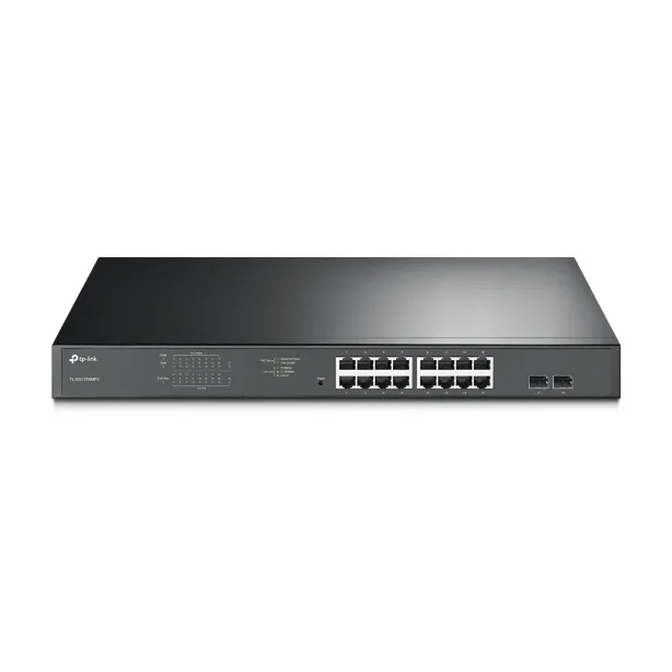 Сетевой коммутатор TP-LINK TL-SG1218MPE, 16x 10/100/1000 Мбит/с, 2x SFP