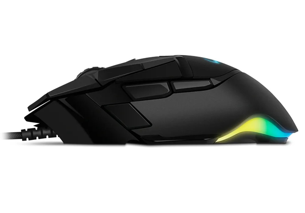 Gaming Mouse SVEN RX-G975, Optical, 200-10000 dpi, 10 buttons, Soft Touch, RGB, Black, USB