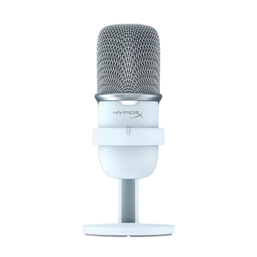 Портативный записывающий микрофон HyperX SoloCast, Проводной аналоговый, Белый