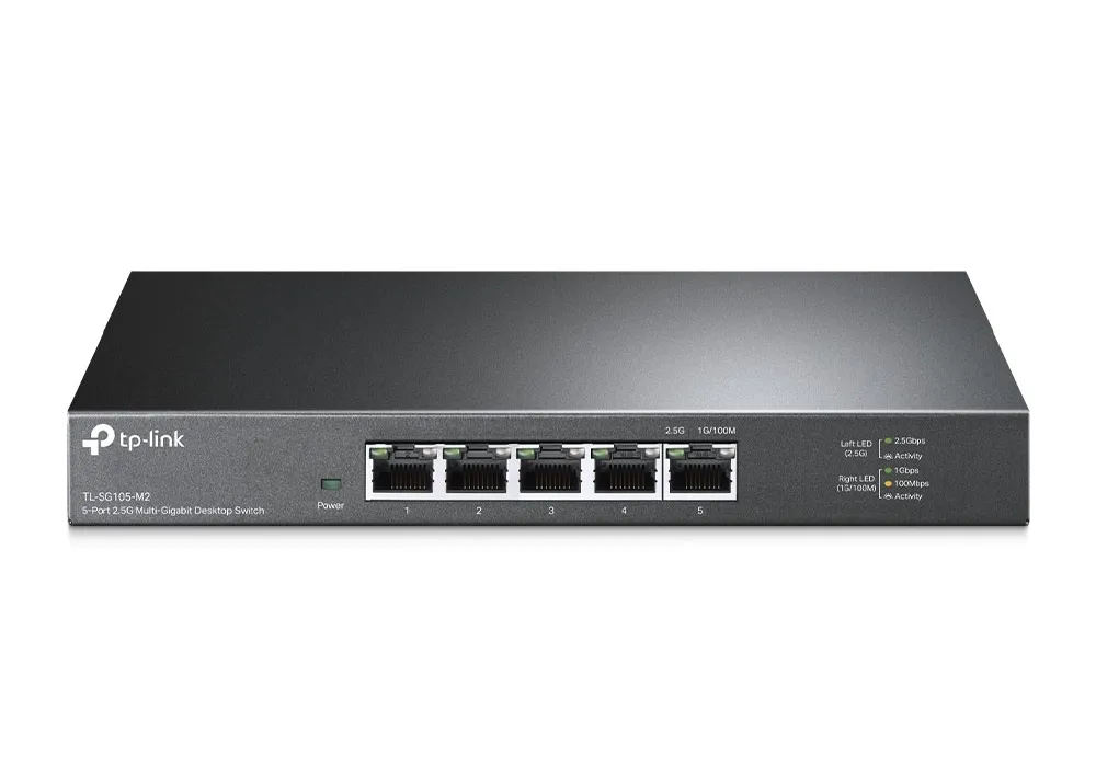 Сетевой коммутатор TP-LINK TL-SG105-M2, 5x 10/100/1000/2500 Мбит/с