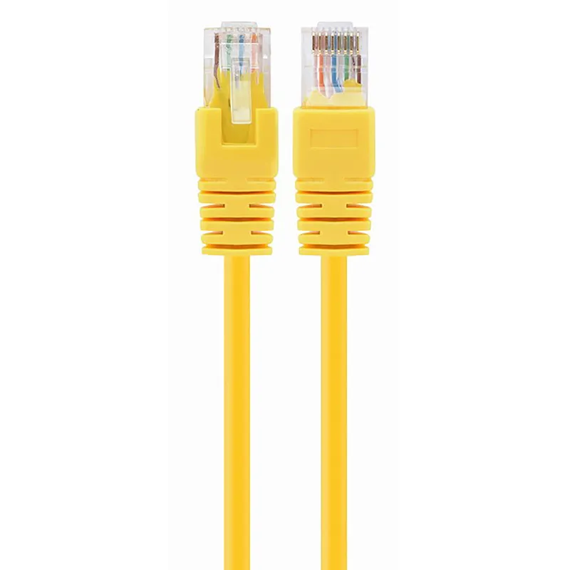 Patch cord Cablexpert PP12-1.5M/Y, CAT5e UTP, 1,5m, Galben