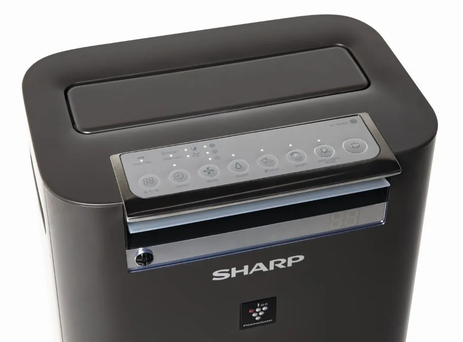 Umidificator și purificator de aer Sharp KCG50EUH, Negru