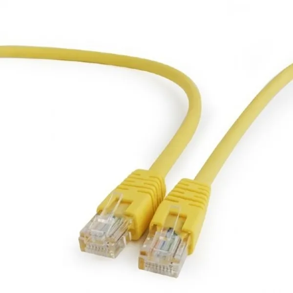 Patch cord Cablexpert PP12-1.5M/Y, CAT5e UTP, 1,5m, Galben