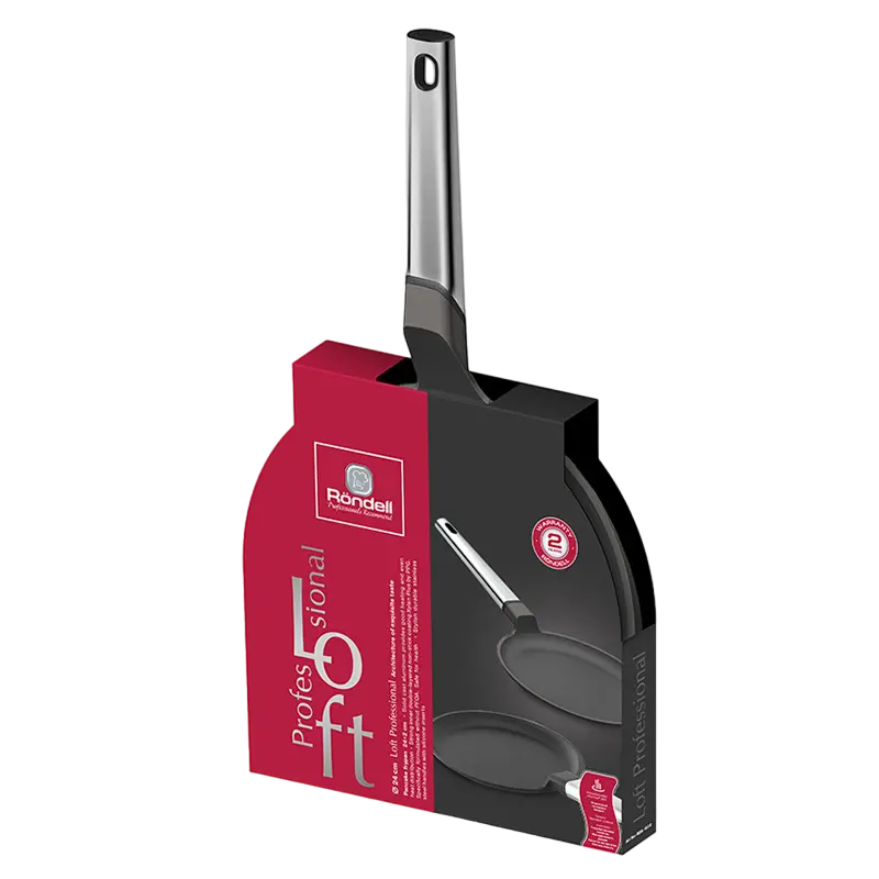 Блинная сковорода Rondell RDA-1519, , 24см, Чёрный