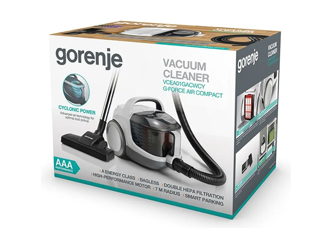 Aspirator Gorenje VCEA01GACWCY, Alb | Negru