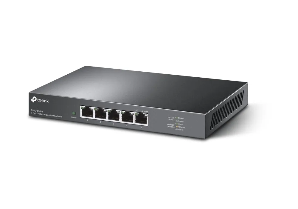 Сетевой коммутатор TP-LINK TL-SG105-M2, 5x 10/100/1000/2500 Мбит/с