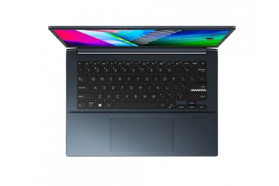 Laptop 14" ASUS Vivobook Pro 14 OLED M3401QA, Quiet Blue, AMD Ryzen 5 5600H, 8GB/256GB, Fără SO