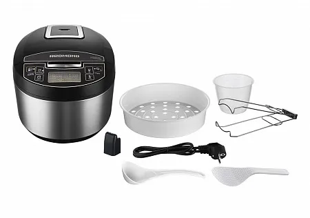 Мультиварка Redmond RMC-M4512, Черный/ Нержавеющая Сталь