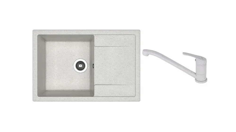 НАБОР мойка Dr Gans Techno 760 + SanDonna F 1066 серый