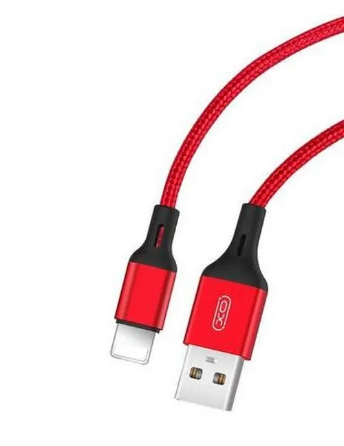 Cablu încărcare și sincronizare XO NB143, USB Type-A/micro-USB, 1 m, Roșu