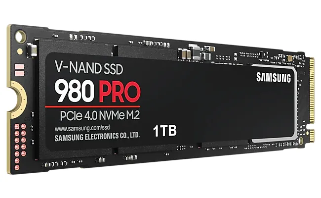 Накопитель SSD Samsung 980 PRO  MZ-V8P1T0, 1000Гб, MZ-V8P1T0BW