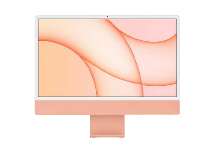 Computer All-in-One Apple iMac A2438, M1 with 8-core CPU and 8-core GPU, 16GB/512GB, macOS Big Sur, Portocaliu