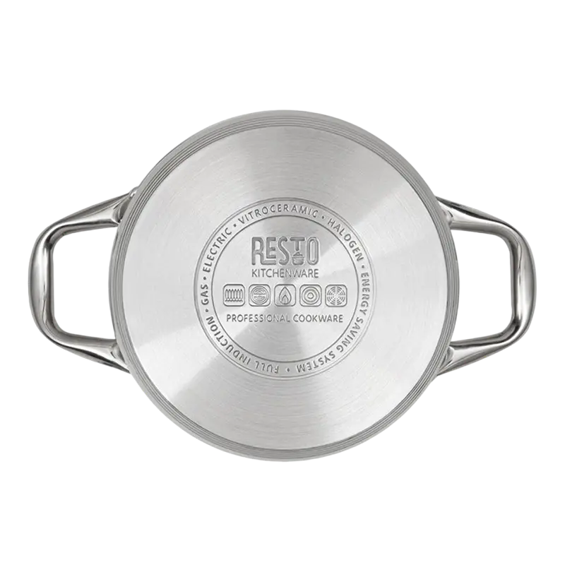 Кастрюля RESTO 92103, 2,7л, Нержавеющая сталь
