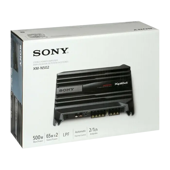 Amplificator de auto SONY XM-N502, Negru