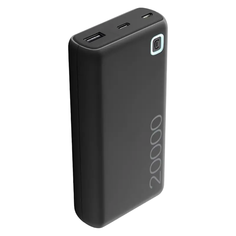 Портативное зарядное устройство Cellularline Essence 20000, 20000мА·ч, Чёрный