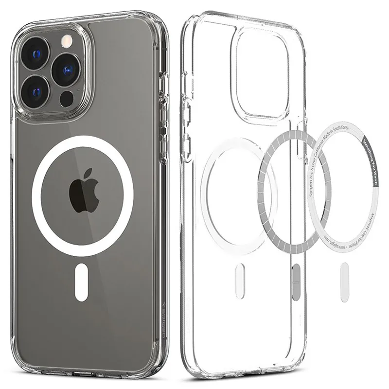 Чехол Spigen iPhone 13 Pro, Ultra Hybrid Mag Magsafe, Белый