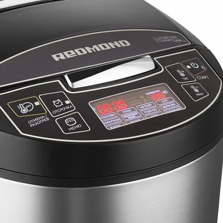 Мультиварка Redmond RMC-M4512, Черный/ Нержавеющая Сталь