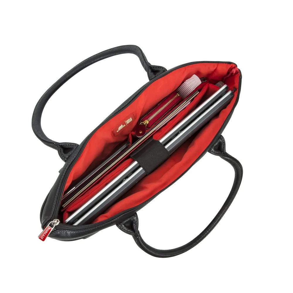 Geantă pentru Laptop RivaCase Orly, 15.6", Poliester, Negru