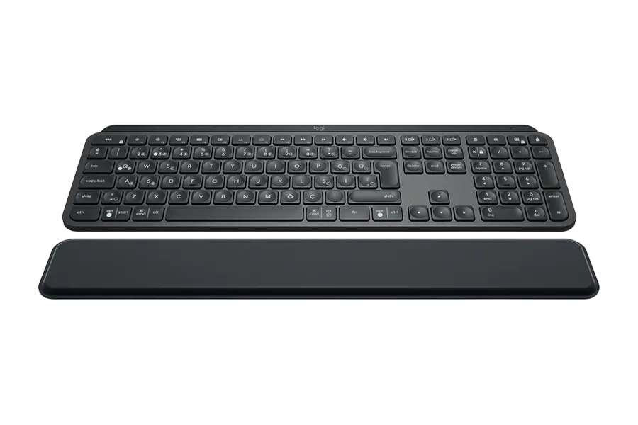 Wireless Keyboard Logitech MX Keys Plus, Premium typing, Metal plate, BT/2.4Ghz,Wrist Rest,US Layout