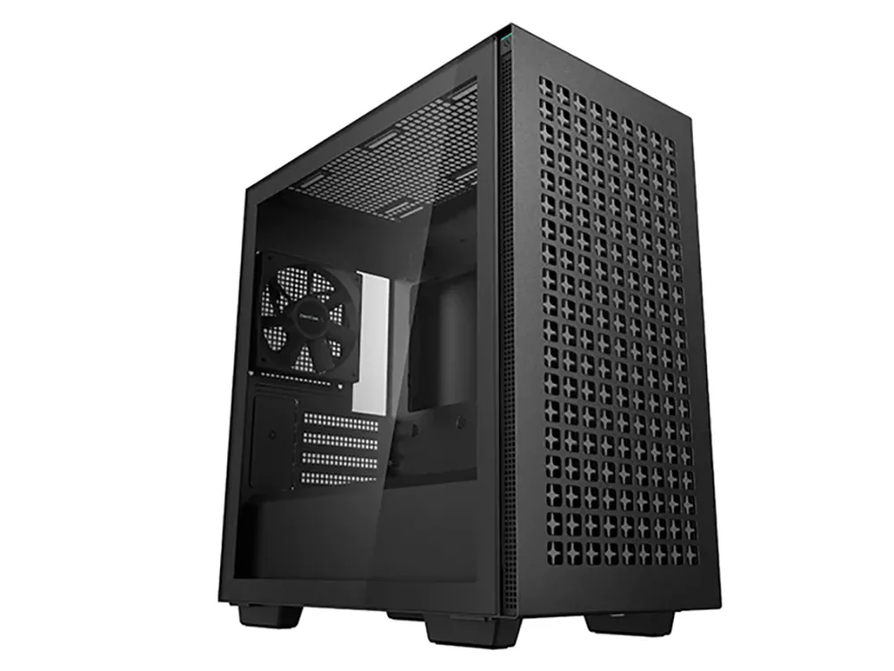 Carcasă PC Deepcool CH370, Mini-Tower, ATX PS2 , Negru