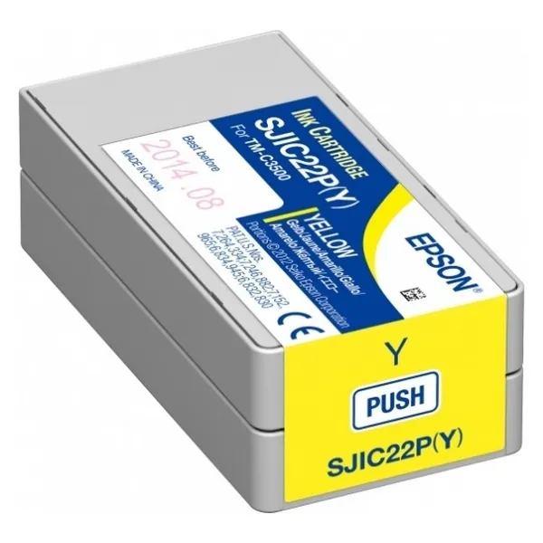 Cartuș de cerneală Epson SJIC22P, C33S020604, Galben