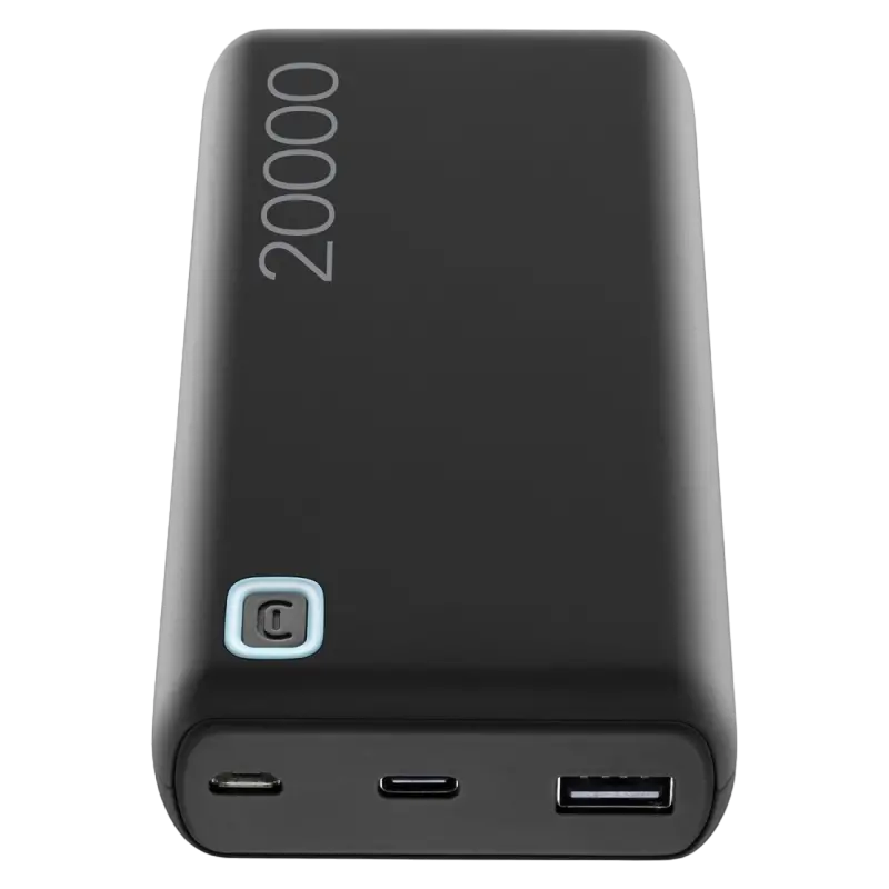 Портативное зарядное устройство Cellularline Essence 20000, 20000мА·ч, Чёрный
