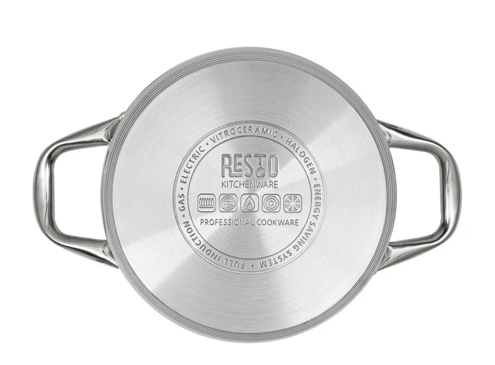 Кастрюля RESTO 92103, 2,7л, Нержавеющая сталь