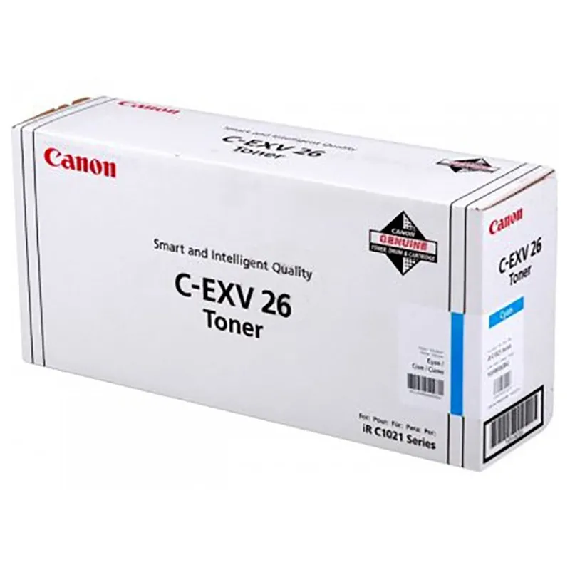 Cartuș pentru imprimantă Canon C-EXV26, 1,09kg, Cyan