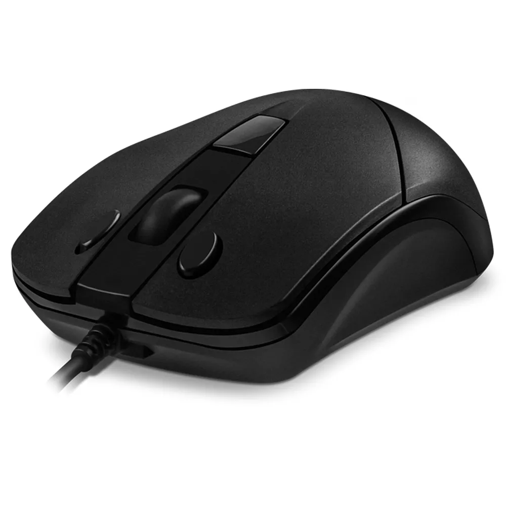 Mouse SVEN RX-95, Optical, 1000-4000 dpi, 6 buttons, Ambidextrous, Black, USB                       