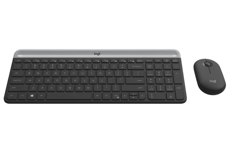 Клавиатура и мышь Logitech MK470, Беспроводное, Чёрный