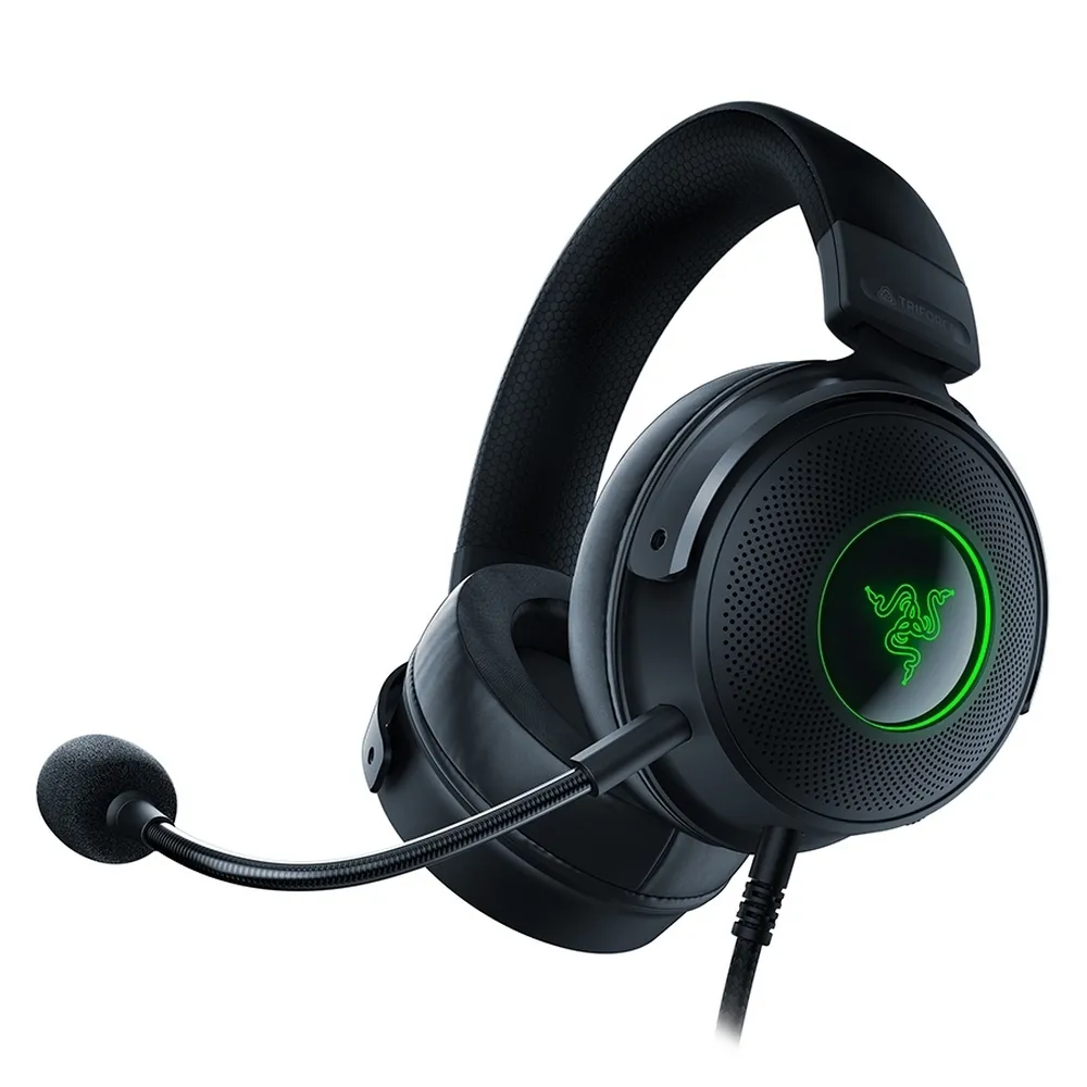 Gaming Headset Razer Kraken V3, 50mm drivers, 20-20kHz, 32 Ohm, 96db, 325g, 1.3m, RGB, USB