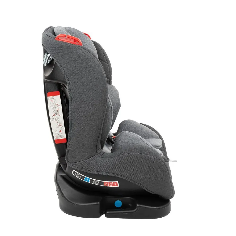 Scaun auto Kikka Boo Hood, Grupa 0+/1/2 (până la 25 kg), Gri