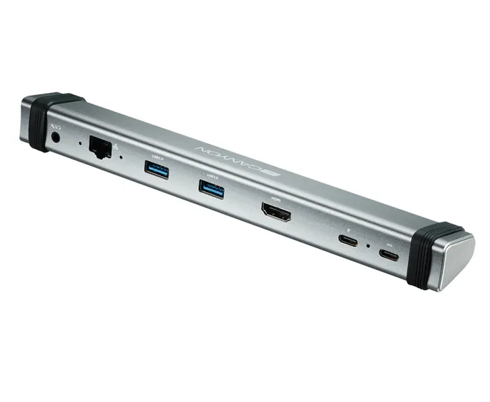 Docking Station Canyon DS-6, 6-in-1, 2xUSB Type-C, 2xUSB 3.0, 1xHDMI 2.0, 1xLAN, 3.5mm