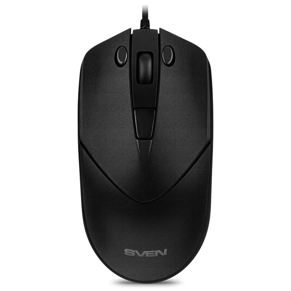 Mouse SVEN RX-95, Optical, 1000-4000 dpi, 6 buttons, Ambidextrous, Black, USB                       