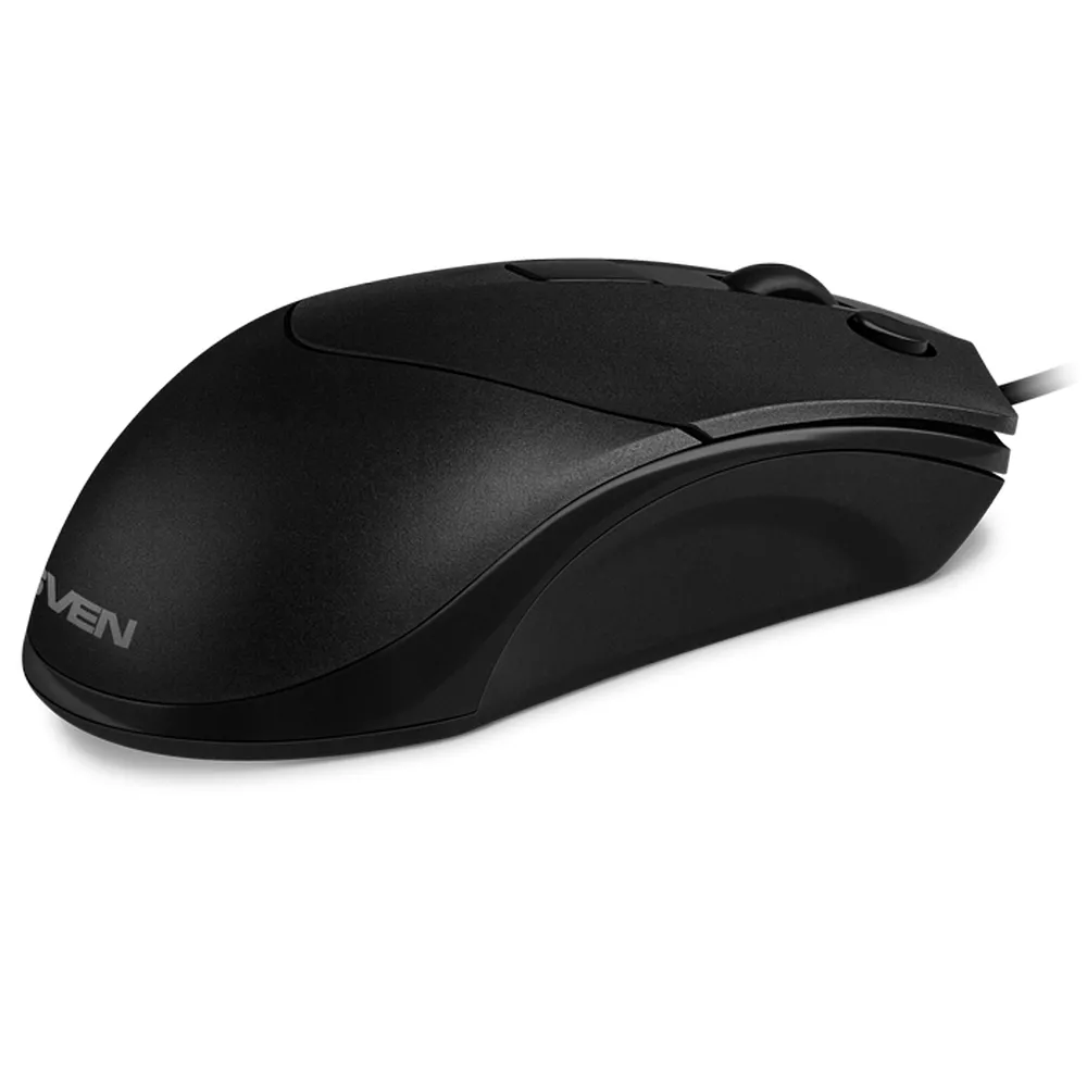 Mouse SVEN RX-95, Optical, 1000-4000 dpi, 6 buttons, Ambidextrous, Black, USB                       
