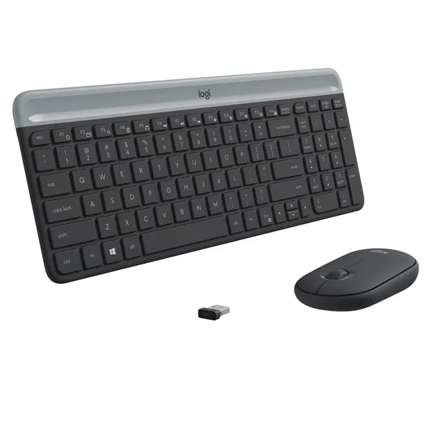 Клавиатура и мышь Logitech MK470, Беспроводное, Чёрный