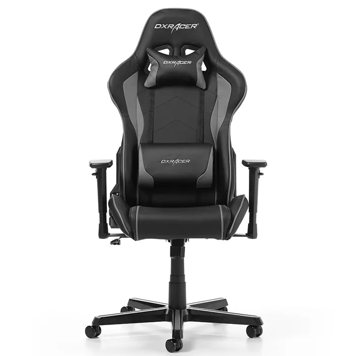 Scaun Gaming DXRacer Formula, PU Piele, Negru/Gri
