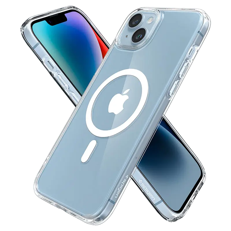 Чехол Spigen iPhone 14, Ultra Hybrid Mag Magsafe, Белый