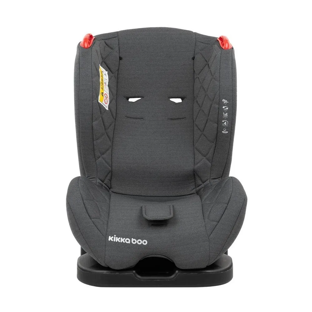 Scaun auto Kikka Boo Hood, Grupa 0+/1/2 (până la 25 kg), Gri