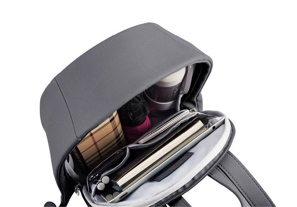 Rucsac pentru tabletă Bobby Elle Fashion, Poliester, Gri închis