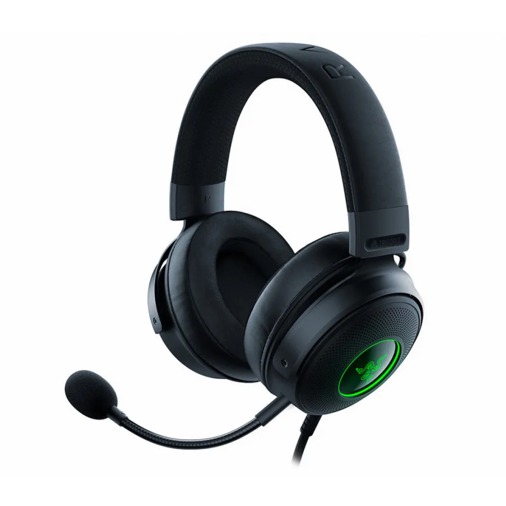 Gaming Headset Razer Kraken V3, 50mm drivers, 20-20kHz, 32 Ohm, 96db, 325g, 1.3m, RGB, USB