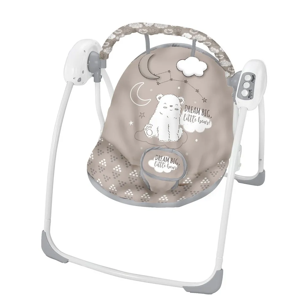 Scaun balansoar pentru copii Kikka Boo Felice, Gri