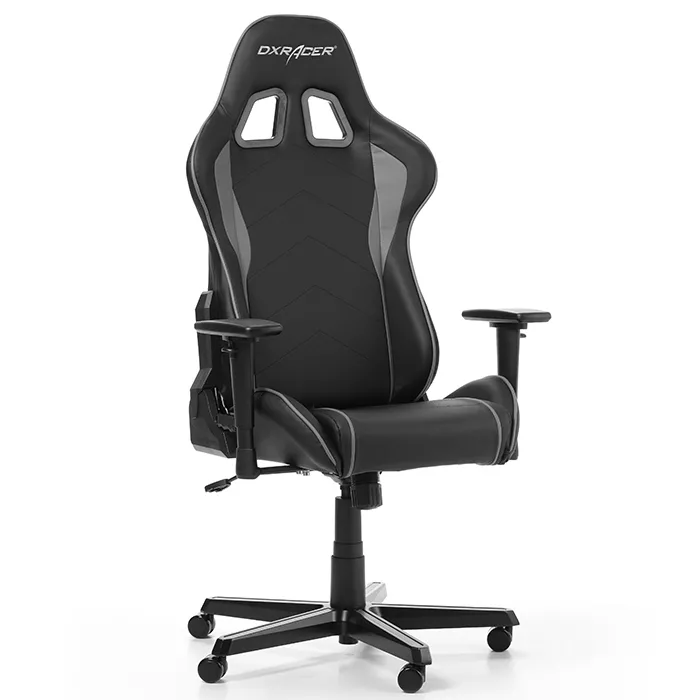 Scaun Gaming DXRacer Formula, PU Piele, Negru/Gri