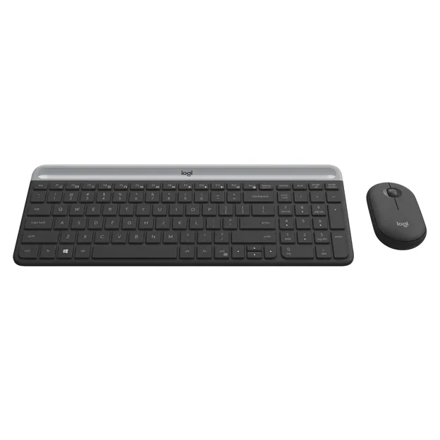Клавиатура и мышь Logitech MK470, Беспроводное, Чёрный