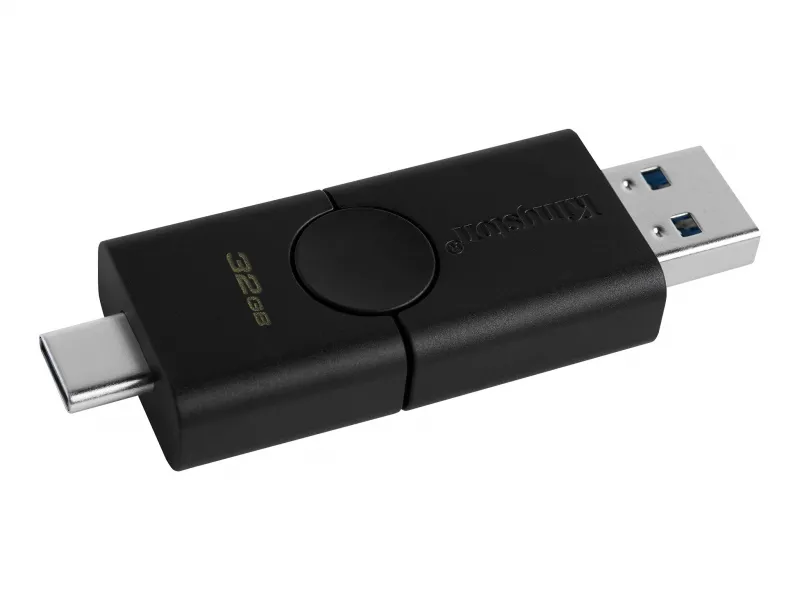 USB Flash накопитель Kingston DataTraveler Duo, 32Гб, Чёрный