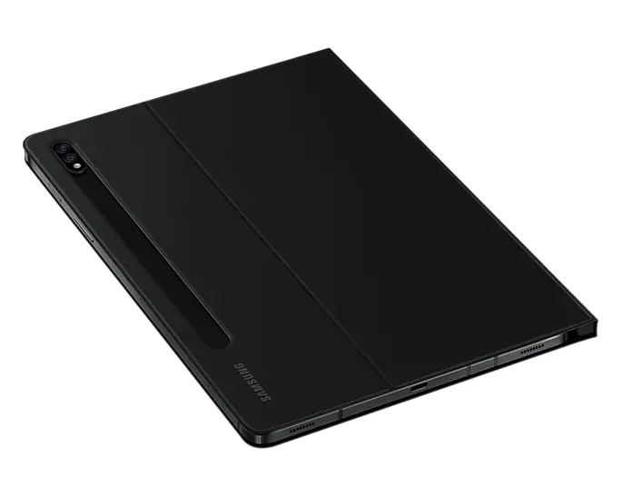 Husă pentru tabletă Samsung Tab S7 Book Cover, 11", Poliuretan, Negru