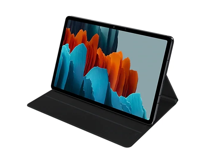 Husă pentru tabletă Samsung Tab S7 Book Cover, 11", Poliuretan, Negru
