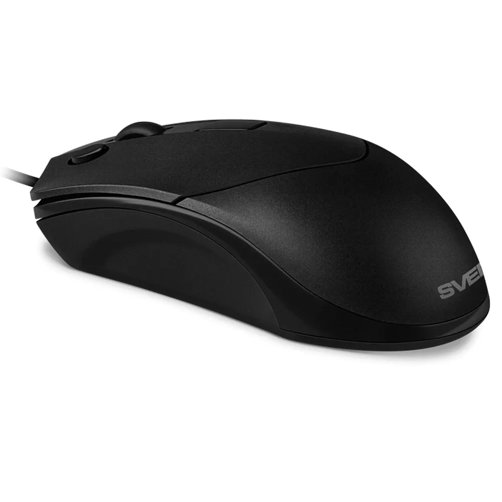 Mouse SVEN RX-95, Optical, 1000-4000 dpi, 6 buttons, Ambidextrous, Black, USB                       