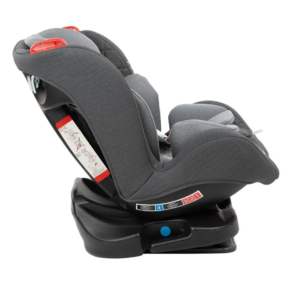 Scaun auto Kikka Boo Hood, Grupa 0+/1/2 (până la 25 kg), Gri